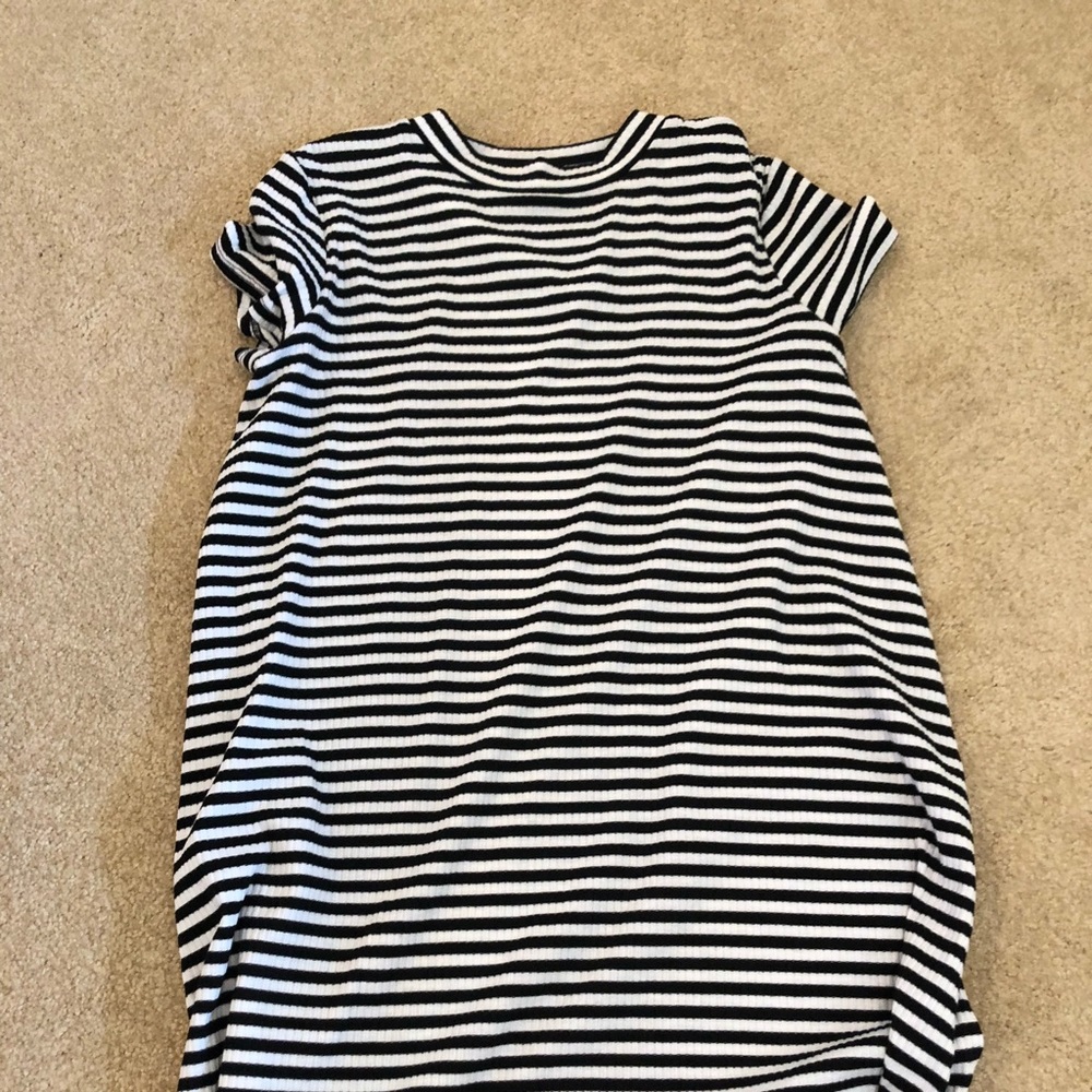 Black and White t shirt dress